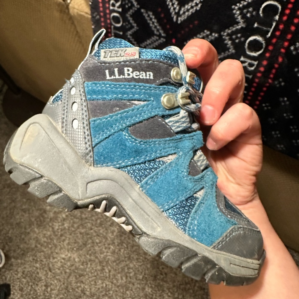 LL Bean boys hiking boots.